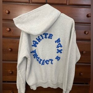 White fox hoodie, great condition size M/L